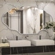 preview thumbnail 5 of 38, Irregular Accent Mirror Scalloped Wall Mirror