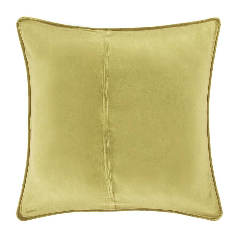 Cayman Euro Quilted Sham - Euro Square - Chartreuse