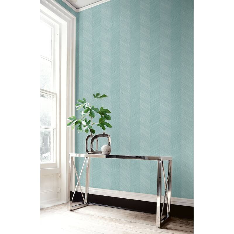 Seabrook Designs Chevy Hemp Embossed Vinyl Unpasted Wallpaper