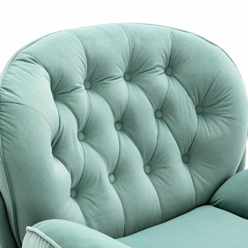 TV Chair Accent Chair for Living Room with Ottoman