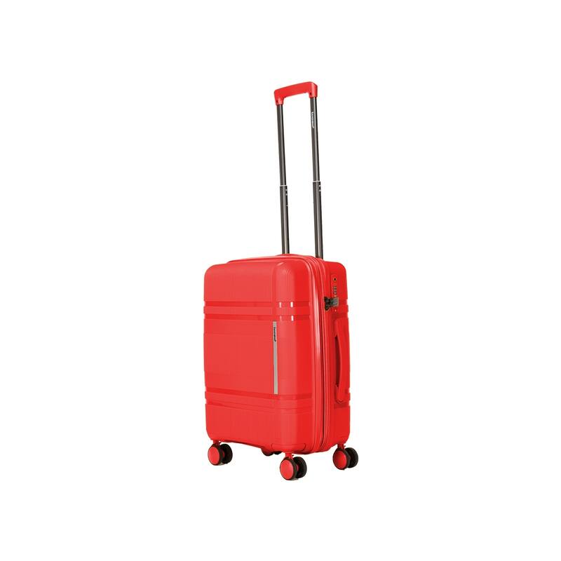 6-piece luggage set, expandable hard shell luggage set with rotating wheels