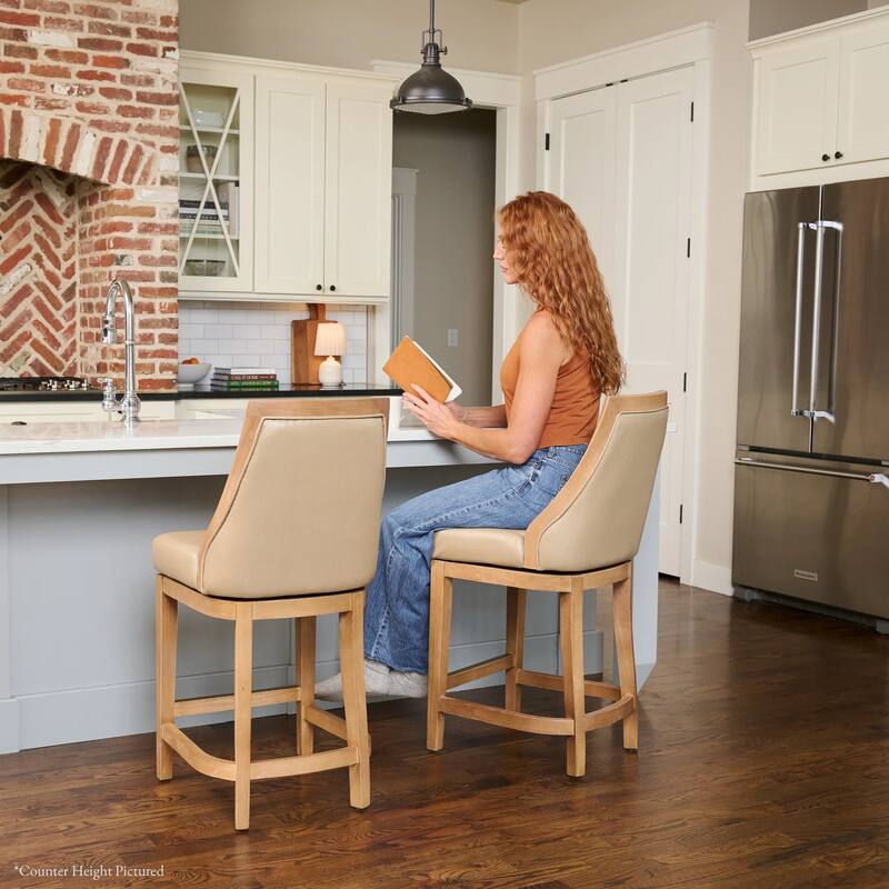 Maven Lane Vienna Swivel Kitchen Stool