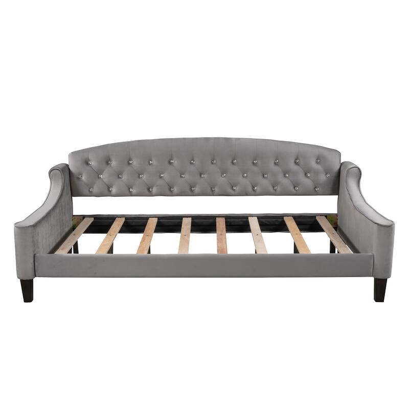 Modern Luxury Tufted Button Daybed,Twin