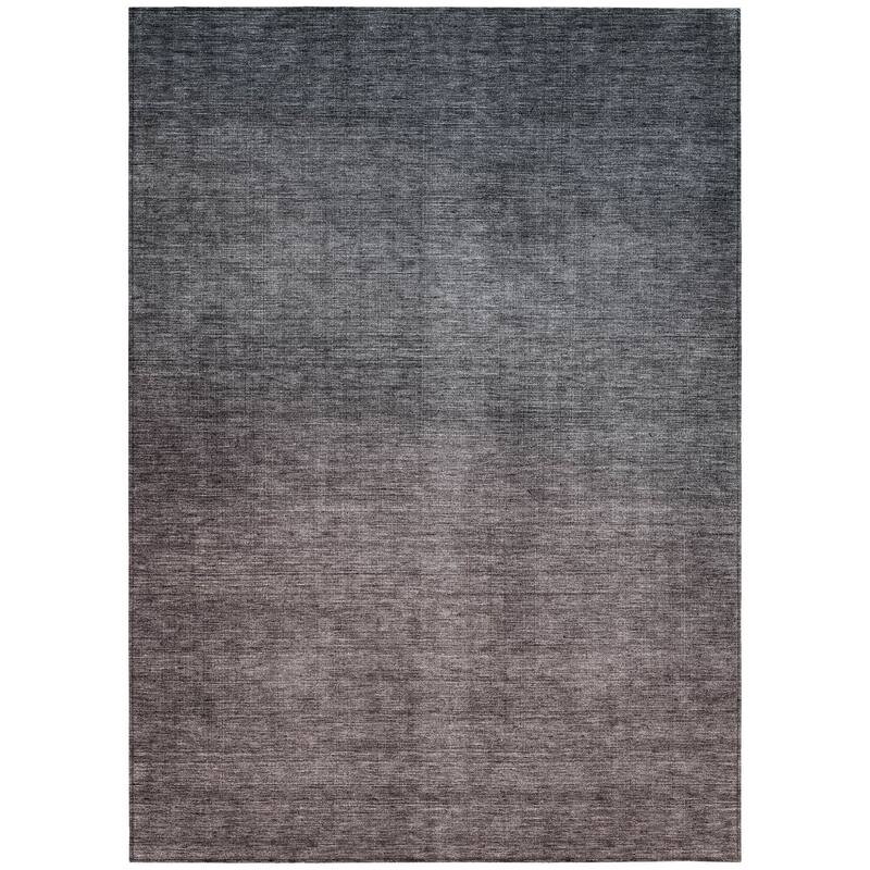 HomeRoots Ombre Transitional Rectangle Outdoor Rug