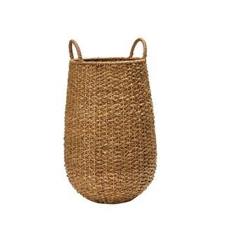 Hand-Woven Bankuan and Rattan Baskets with Handles, Set of 2 - 75% ...