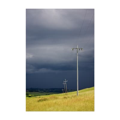 Here comes the rain Photography Clouds Grassland Art Print/Poster - Bed ...