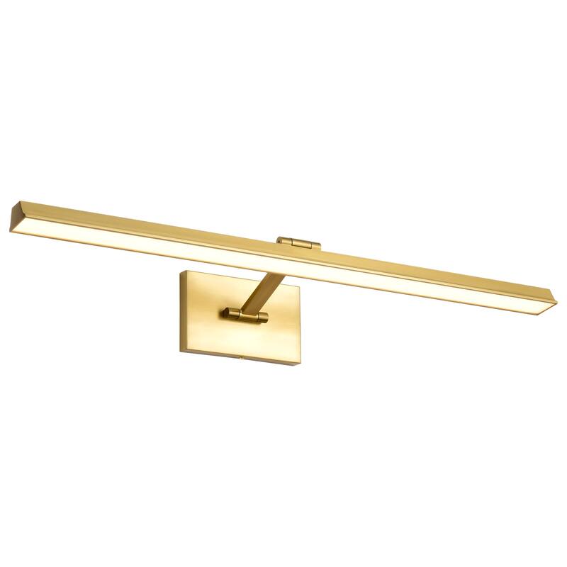 Hazel 3 Foot LED Picture Light 3 CCT Selectable Vintage Brass Finish Acrylic Lens - Vintage Brass