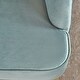 preview thumbnail 19 of 49, Roomfitters Modern Velvet Accent Chair, Upholstered Barrel Chair with Wooden Legs