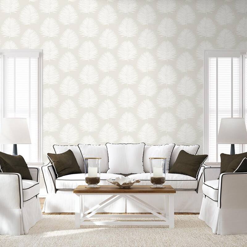 NextWall Island Palm Peel and Stick Wallpaper - 20.9 in. W x 18 ft. L