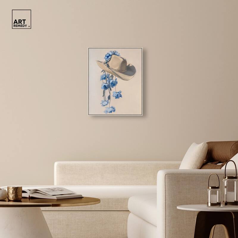 Brimming Blues II Canvas by Art Remedy