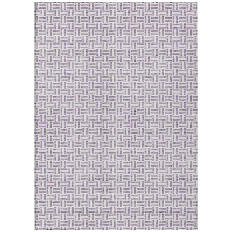 Machine Washable Indoor/ Outdoor Chantille Contemporary Casual Rug