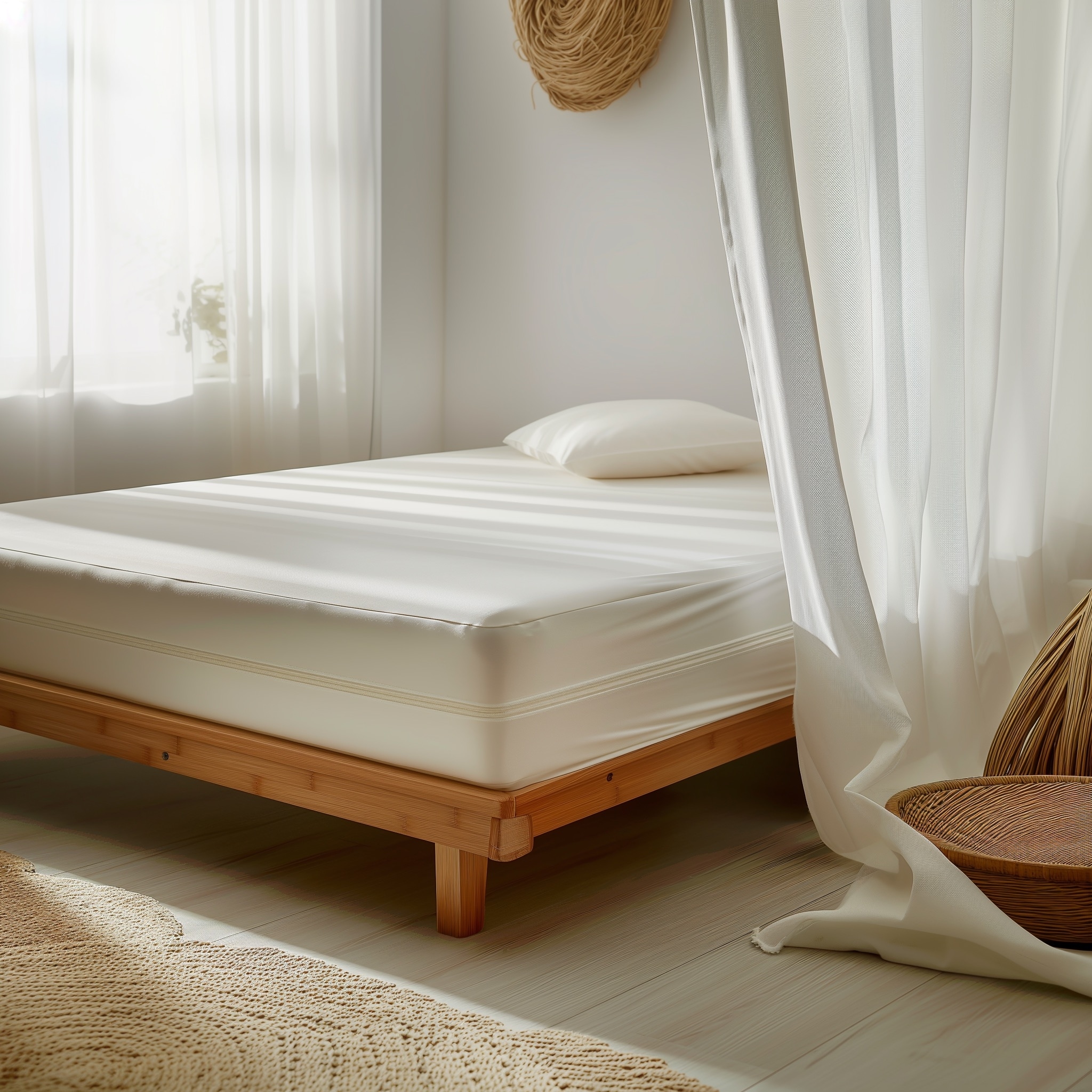 Sleep & Beyond Organic Cotton Waterproof Mattress Encasement