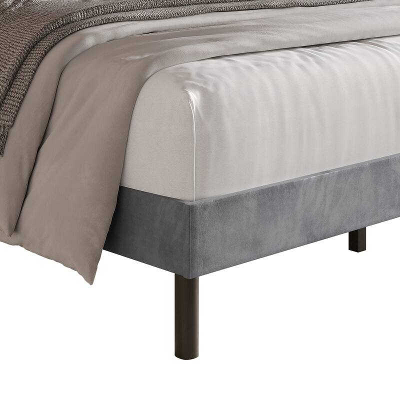 Clayfell Groton Tufted Upholstered Panel Bed