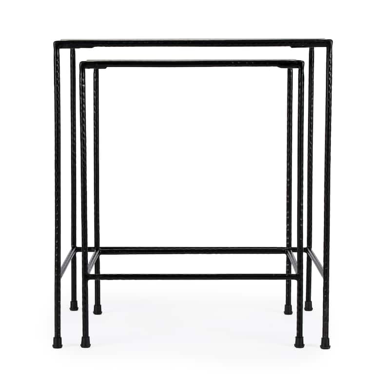 Handmade Butler Carrera Marble Nesting Tables