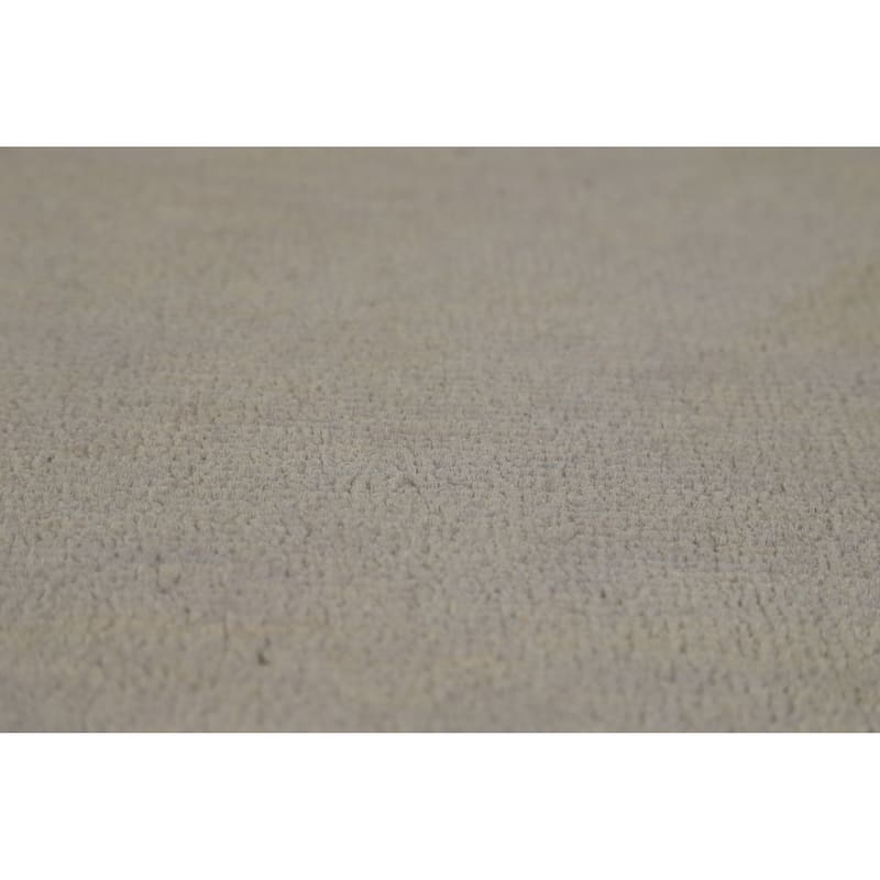 Hand Knotted Oriental 100% Wool Carpet Modern Solid Green Gabbeh Area Rug - 13' 2'' X 10' 3''