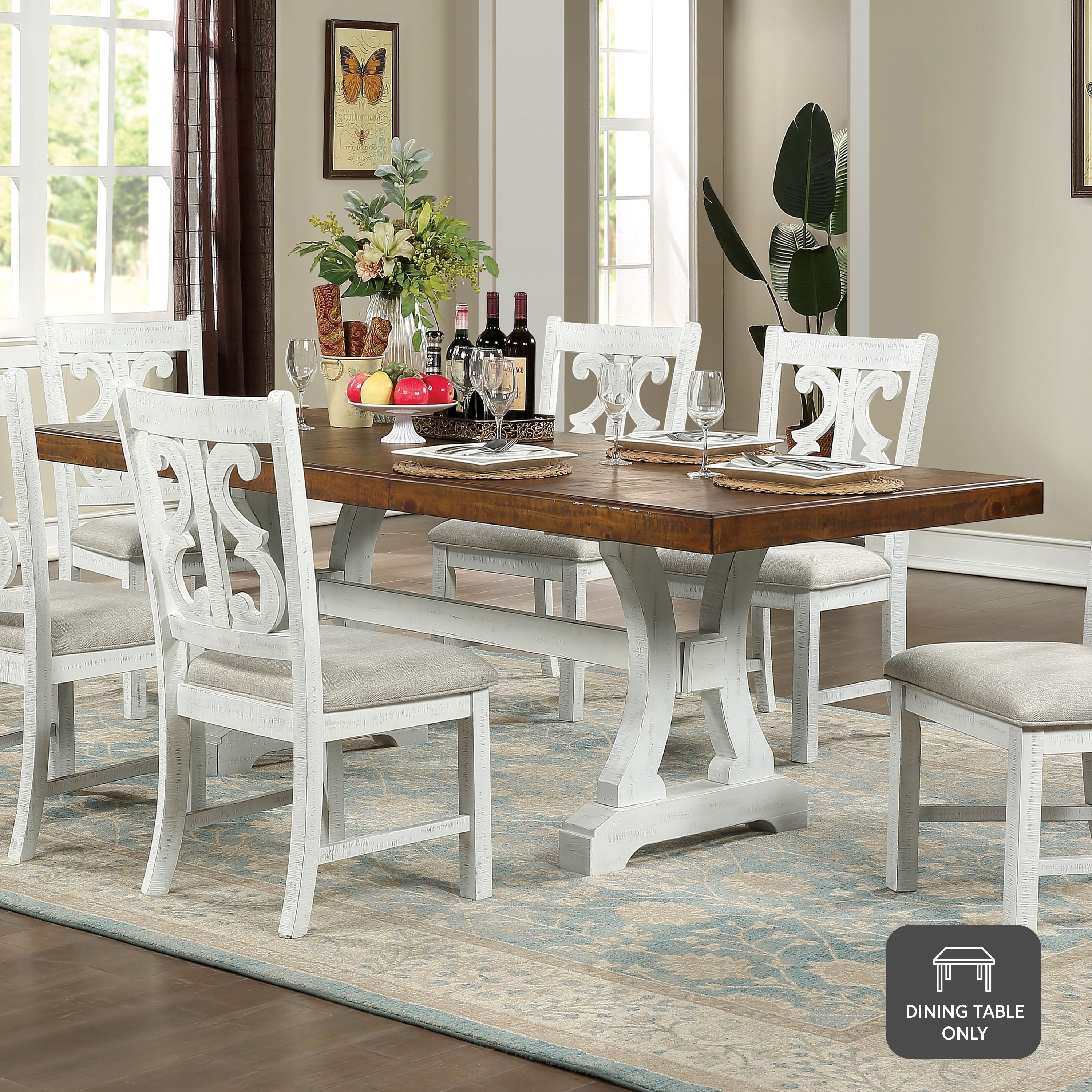 White Distressed Dining Tables Bed Bath Beyond
