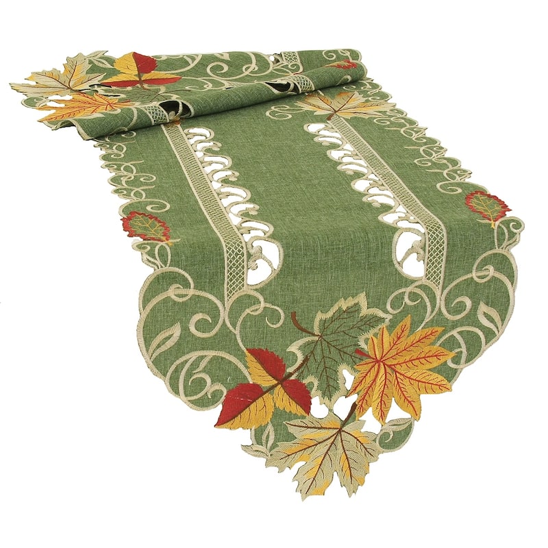 Delicate Leaves Table Runner - 15" x 54"