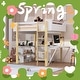 preview thumbnail 1 of 37, Modern Full Size Loft Bed With Built-in Storage Cabinet and Cubes,Foldable desk,Sturdy Frame,s White