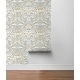 preview thumbnail 8 of 7, NextWall Acanthus Floral Peel and Stick Wallpaper