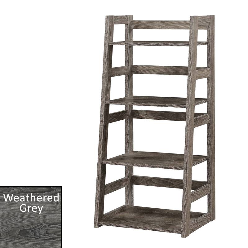 Porch & Den Logan 4-tier Trestle Bookcase