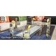 preview thumbnail 3 of 16, Direct Wicker Ellington Rectangle Gas Firepit Rattan Dining Table