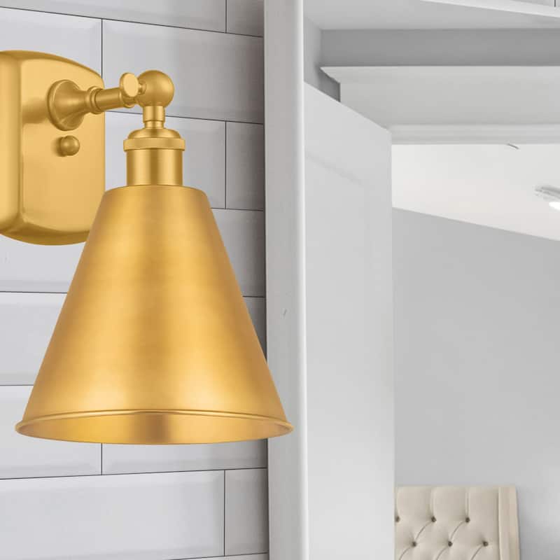 Innovations Lighting 516-1W-12-8 Ballston Sconce Ballston Cone 12"