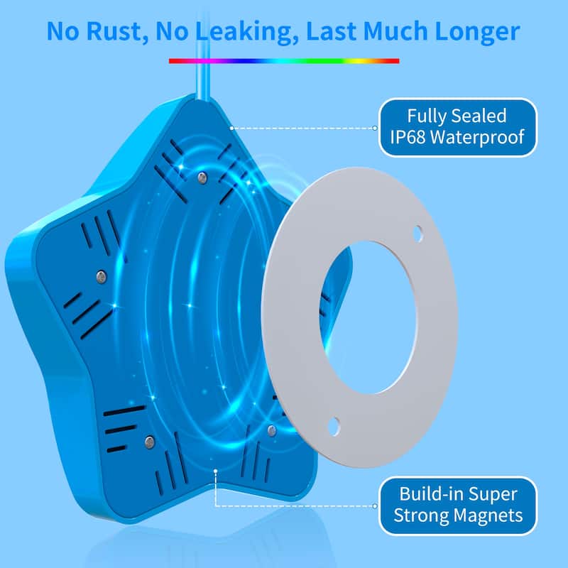 RGB Pool Lights Waterproof with App Control