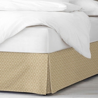 6ix Tailors Samuel Diamonds Gold Bed Skirt 15"
