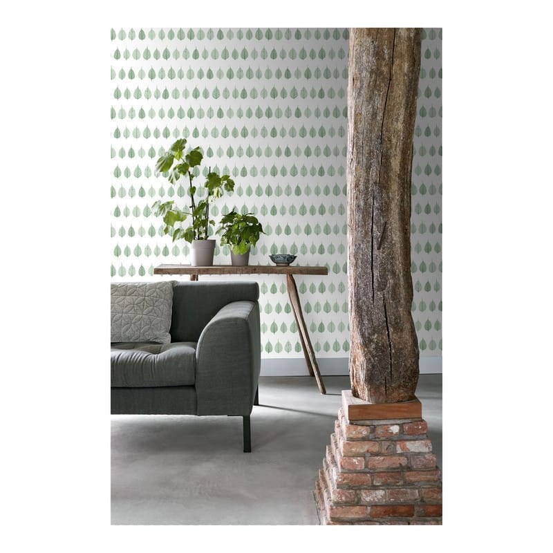 ESTA Home Greenhouse Green Leaves Wallpaper - 20.5 x 396 x 0.025