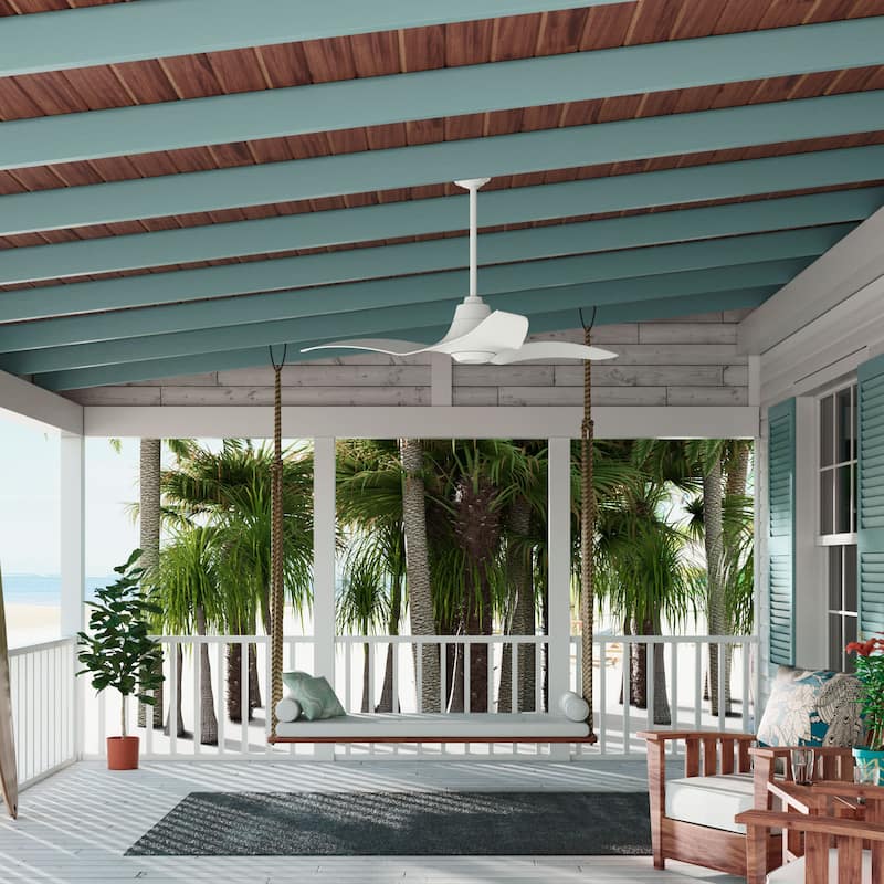 Casablanca Stingray 60" Outdoor ENERGY STAR Ceiling Fan with LED Light and Handheld Remote