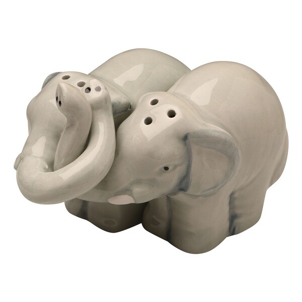 Large Animal Salt and Pepper Shaker Sets for Men Elephant