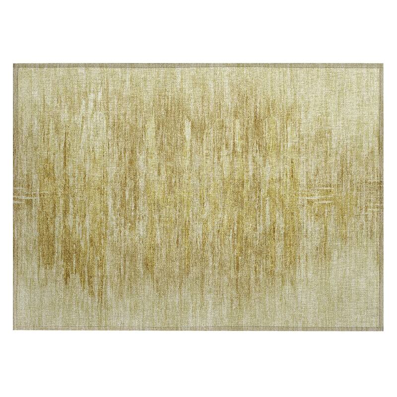 Machine Washable Indoor/ Outdoor Chantille Solid Ombre Rug