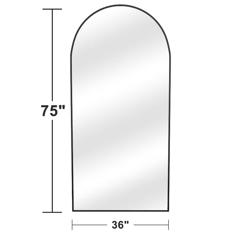 Modern Full-length Mirror Floor Mirror - 75*36