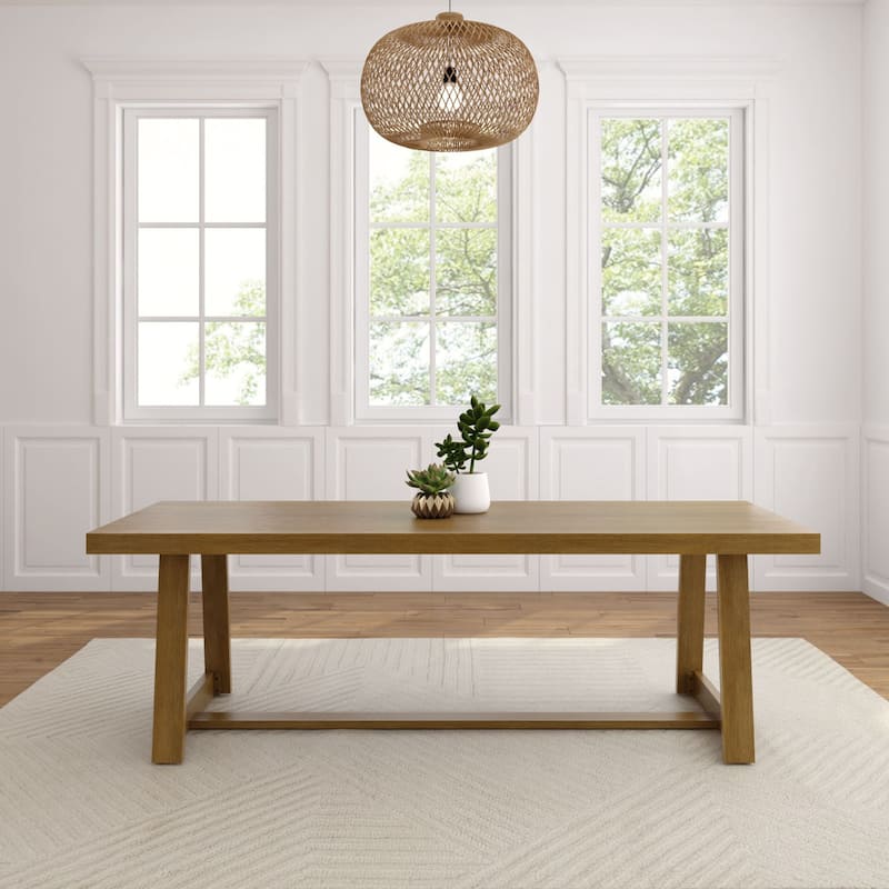 Plank and Beam Classic Solid Wood Conference Dining Table - 94"
