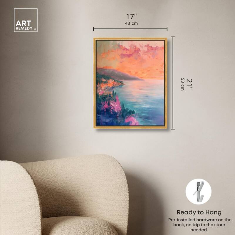 Tropical Twilight III Canvas by Art Remedy