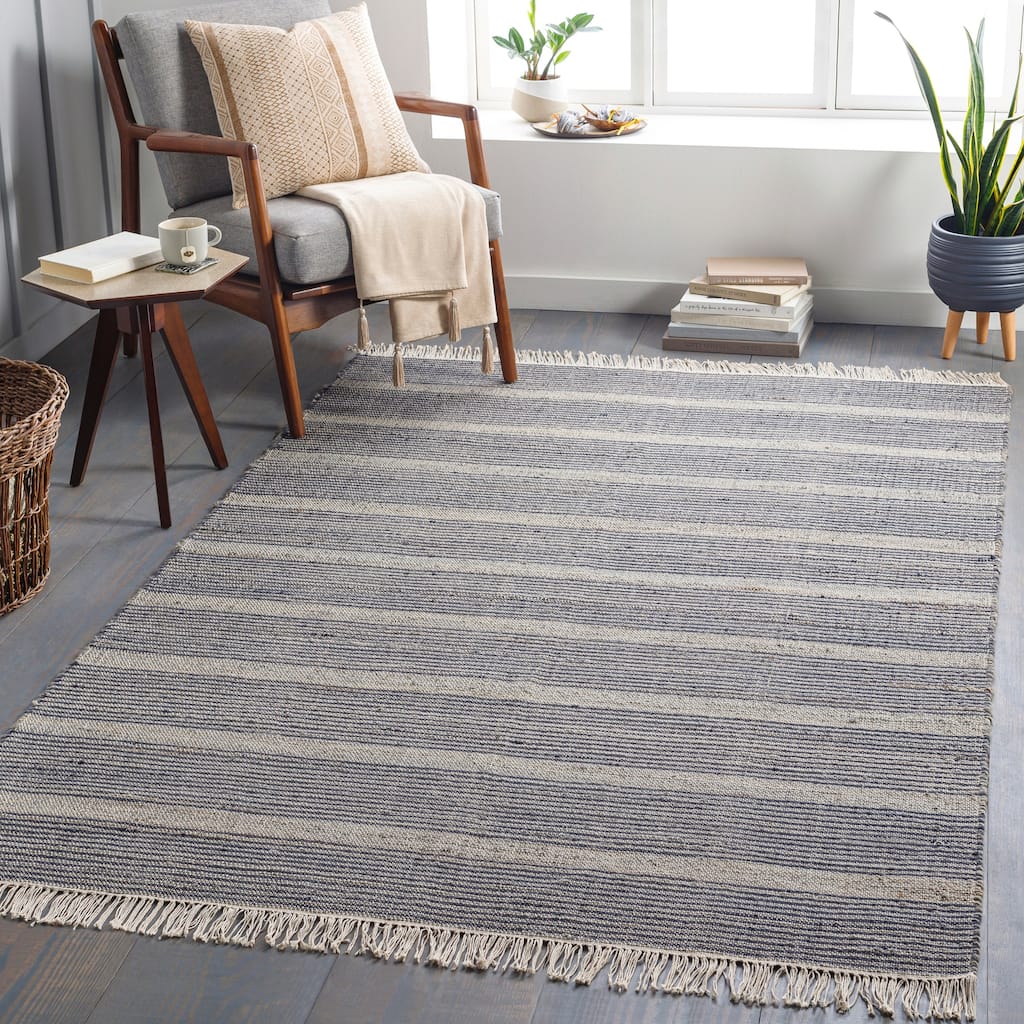 Artistic Weavers Avi Handmade Cottage Striped Jute Blend Area Rug