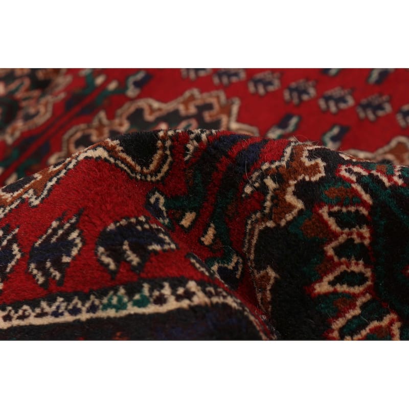 Teimani Red Rug 3'11" x 6'4" - 3'11 x 6'4