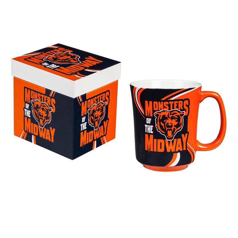 Chicago Bears, 14 oz Ceramic Coffee Mug w/ Gift Box