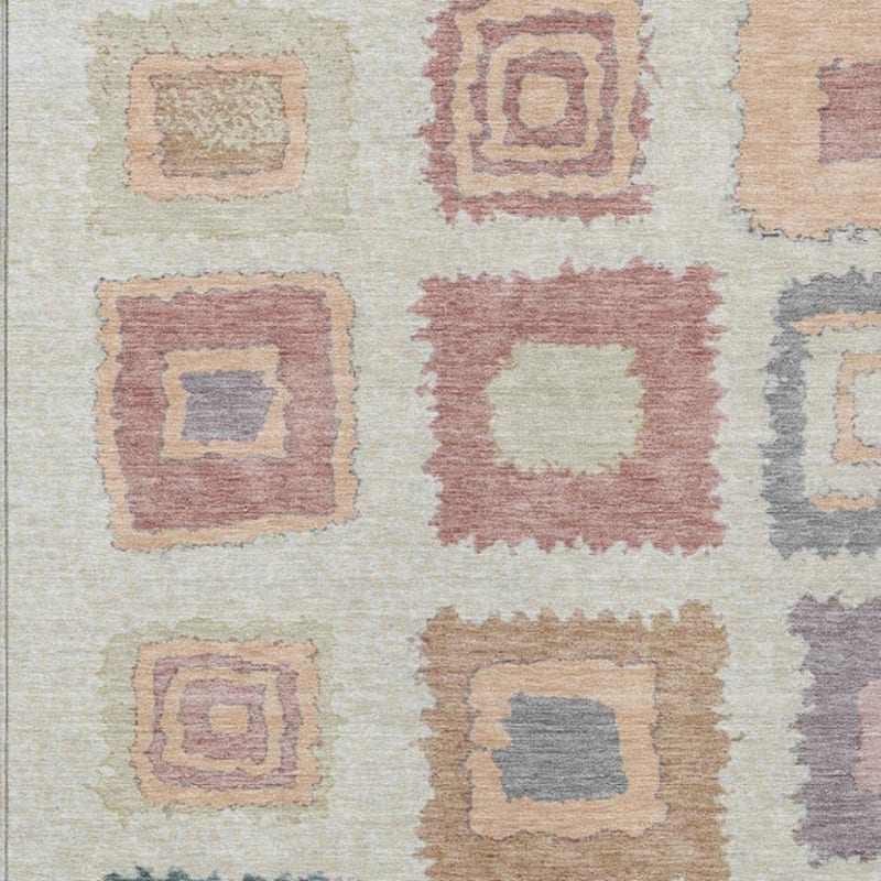 HomeRoots Geometric Transitional Rectangle Outdoor Rug