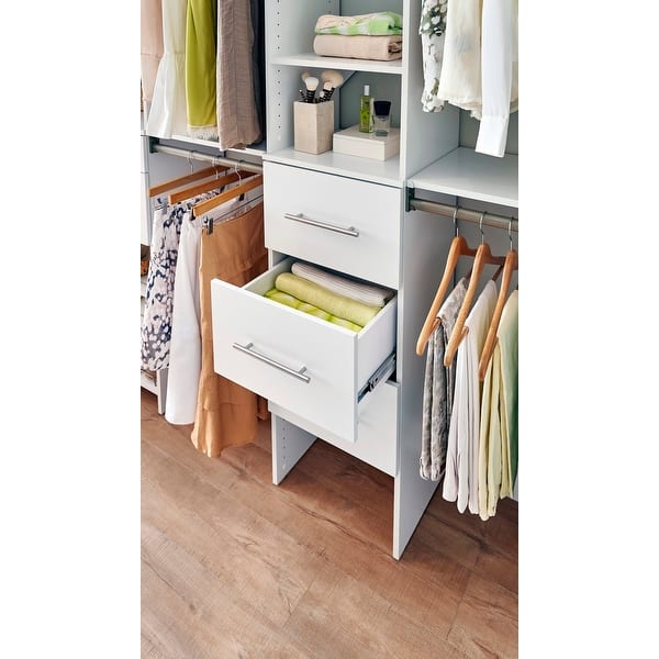  ClosetMaid SuiteSymphony Wood Closet Organizer Starter