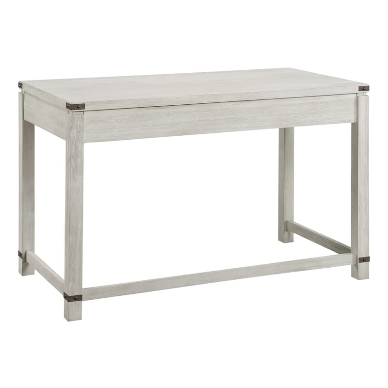 OS Home & Office Furniture Writing Desk in Champagne Oak Wood Veneer