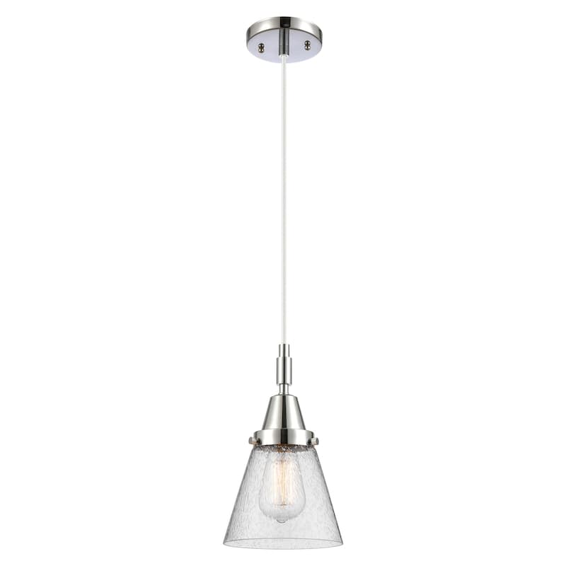 Innovations Lighting 447-1P-G64 Cone 6" Wide Mini Pendant with Clear,