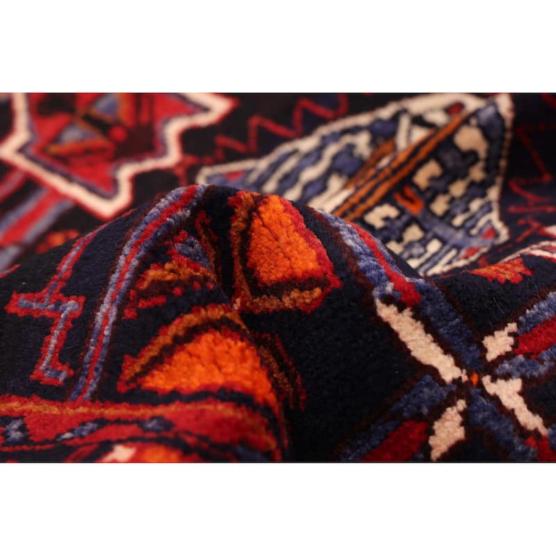 ECARPETGALLERY Hand-knotted Konya Anatolian Dark Navy, Red Wool Rug - 3'3 x 4'9