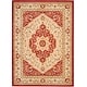 preview thumbnail 19 of 41, SAFAVIEH Austin Amie Traditional Oriental Rug 4' x 5'7" - Creme/Red - Rectangle