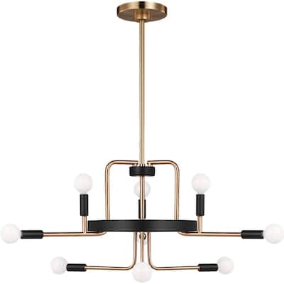 Royce Nine Light Chandelier - 12.5