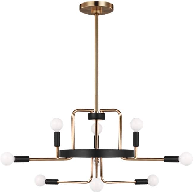 Royce Nine Light Chandelier - 12.5