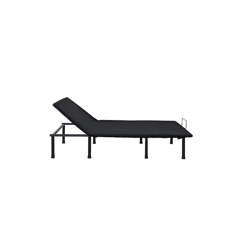 Electric Adjustable Bed Base - Twin XL/Queen/King - Head & Foot Incline, Steel Frame