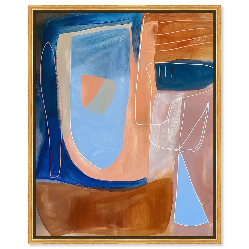 An Abstract Oil II Canvas by Art Remedy