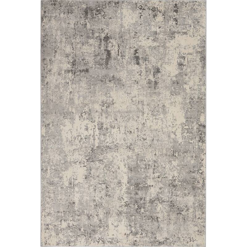 Porch & Den Meadowgrass Distressed Abstract Area Rug