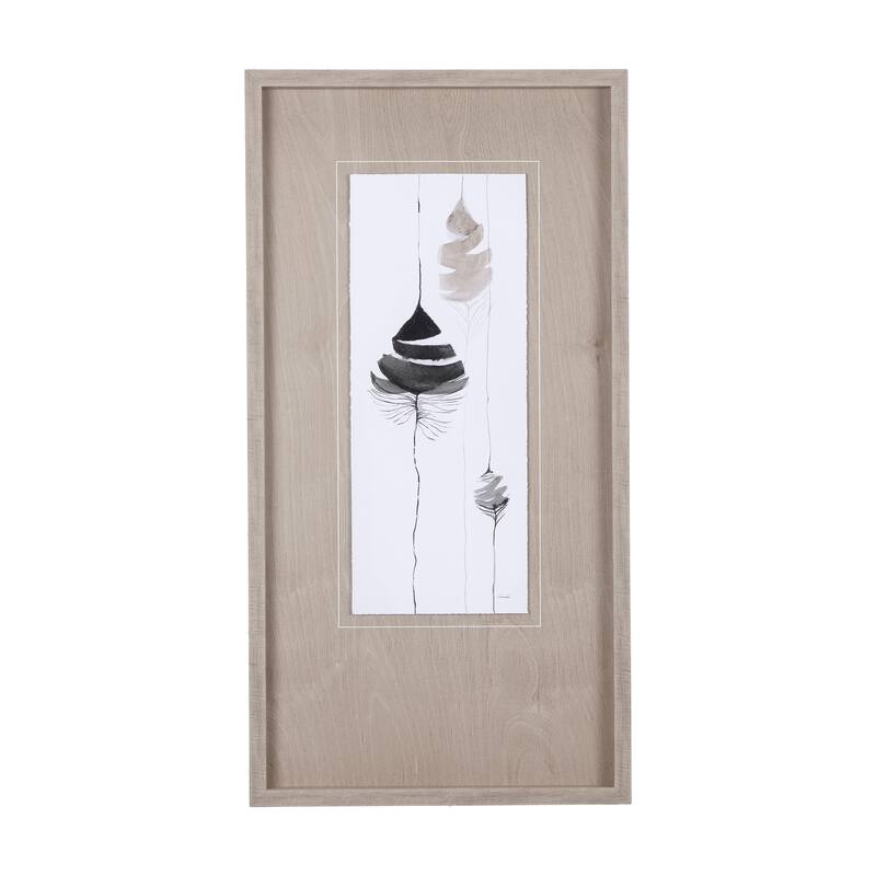 Rain of Leaf II Framed Art Print